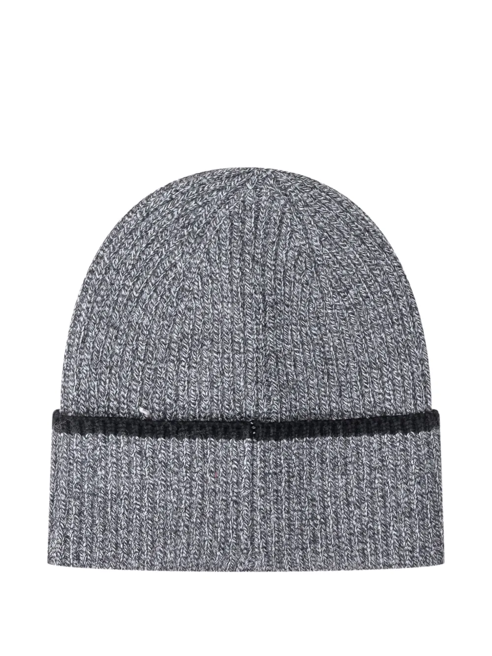 Drôle De Monsieur logo-patch wool beanie - Grijs