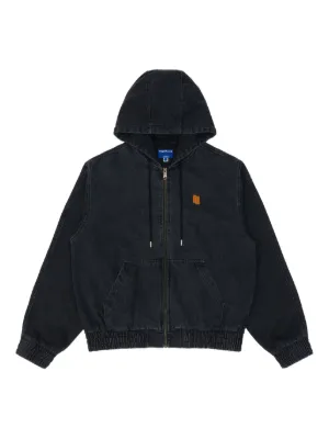 Ader Error フーデッド デニムジャケット | ブルー | FARFETCH JP