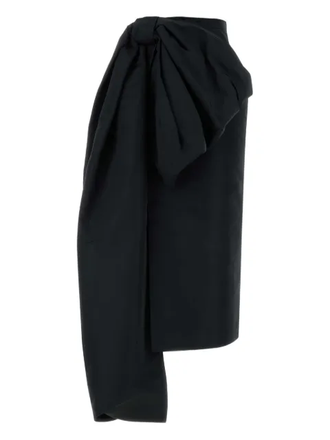Givenchy draped-bow skirt
