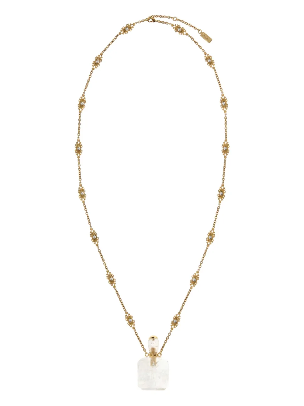 Chloé crystal-embellished chain necklace | Gold | Image 1