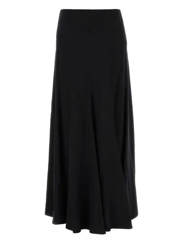 Chloé Satin Skirt in Black