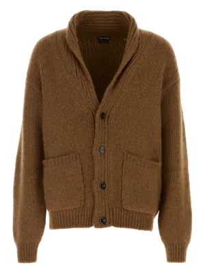 TOM FORD ribbed-knit Cardigan | Green | FARFETCH