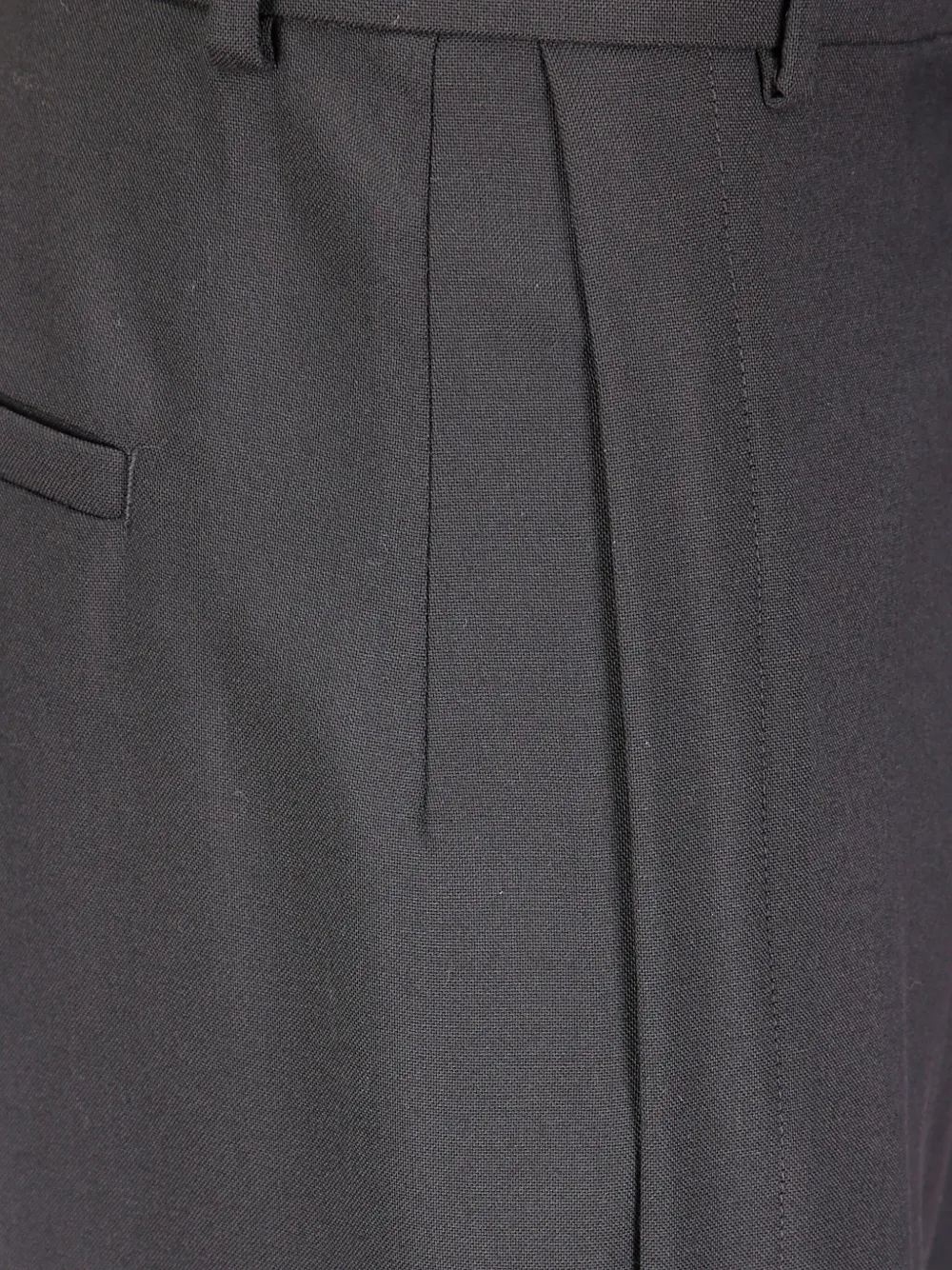 Sportmax Elegant Tailored Pants With Side Slits And Signature Snap Buttons In Black