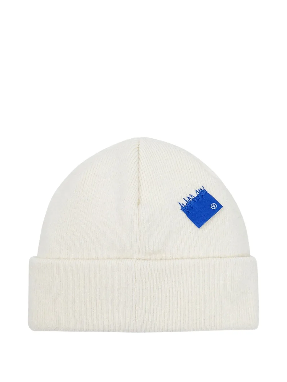 Ader Error Wool-cotton Logo-patch Beanie In White