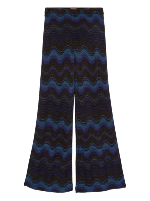 Missoni wave-pattern trousers