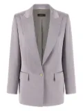 Peserico satin blazer - Grey