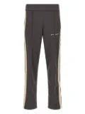 Palm Angels logo-embroidered side-stripe track pants - Grey