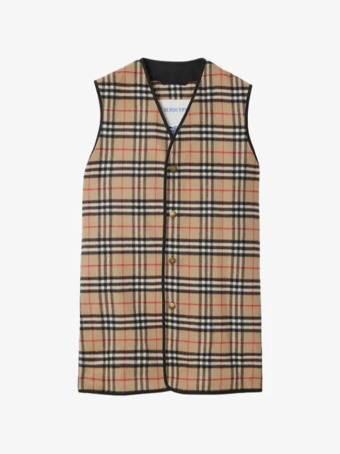 Burberry Check wool cashmere warmer