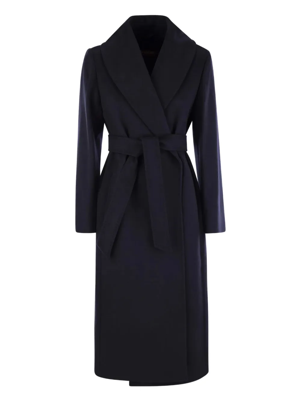 Max Mara ベルテッド ラップコート - ブルー Max Mara ベルテッド ラップコート - ブルー