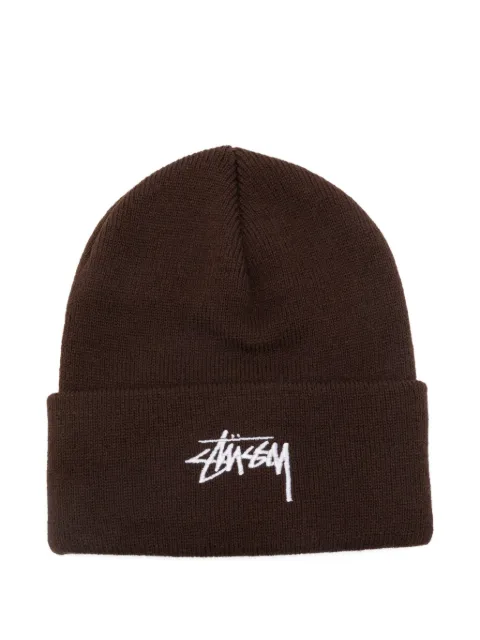 Stüssy logo-embroidered beanie