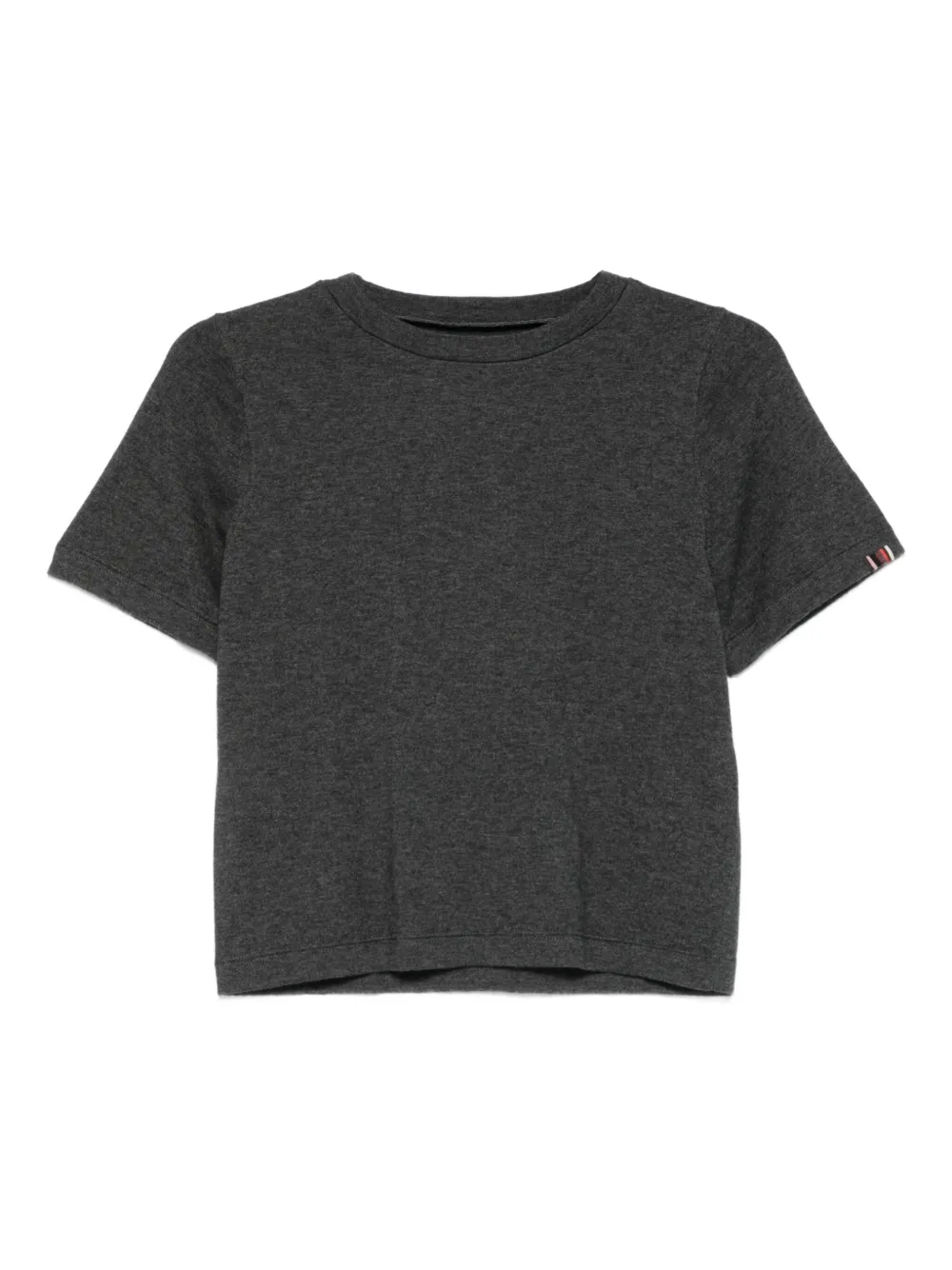 Extreme cashmere T-shirt van katoen-kasjmierblend Grijs