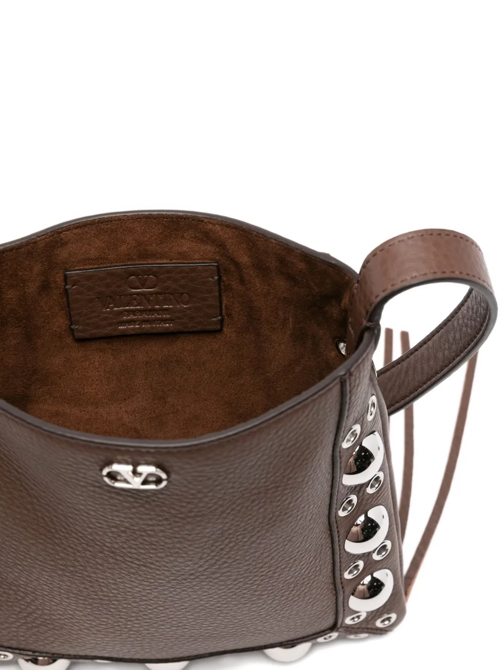 Valentino Garavani Nellcôte schoudertas Bruin