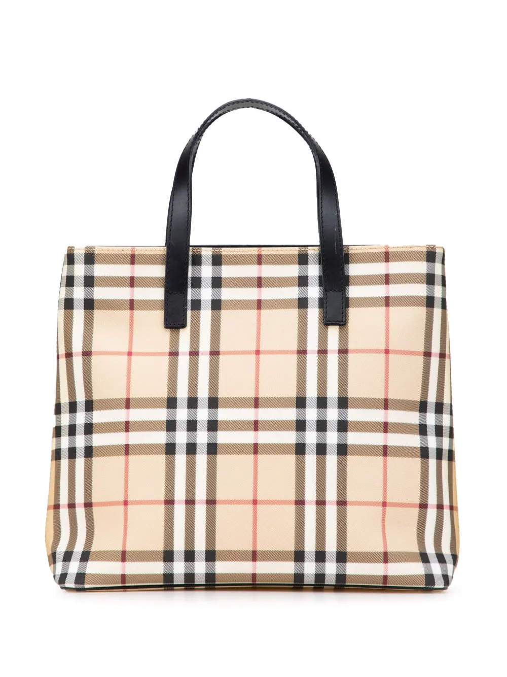Burberry Pre-Owned 2000-2017 House Check Canvas tote bag | Brown | Image 1