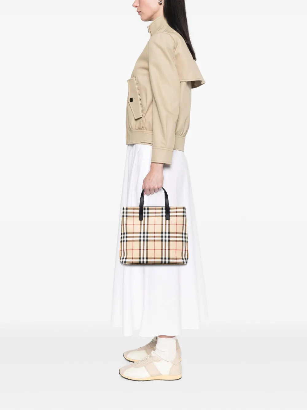 Burberry Pre-Owned 2000-2017 House Check Canvas tote bag | Pre-Owned | Image 2