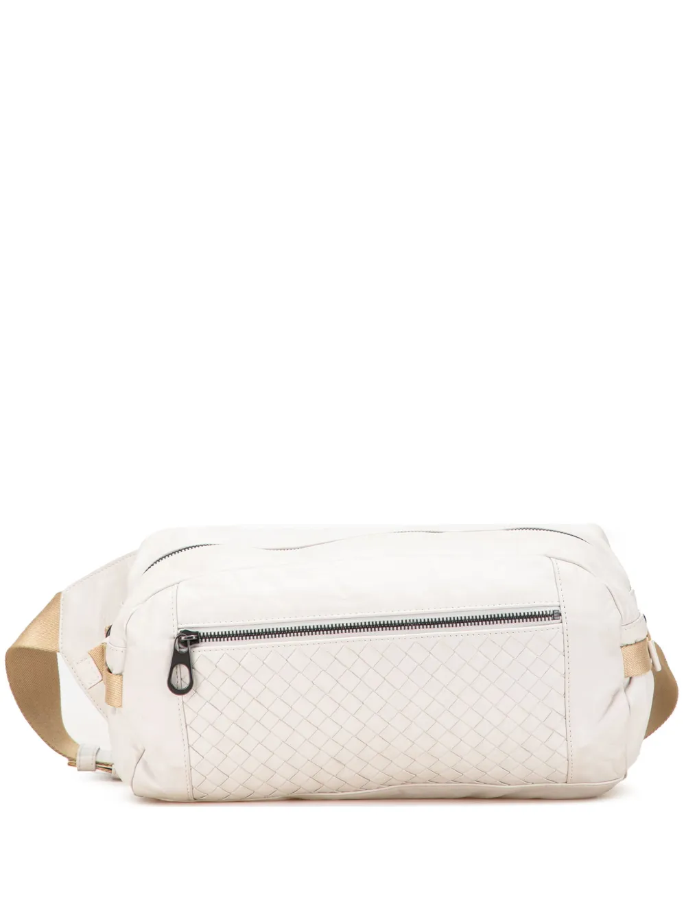 Bottega Veneta Pre-Owned 2012-2025 Leather Intrecciato belt bag | White | Image 1