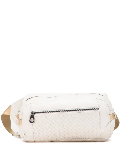 Bottega Veneta Pre-Owned شنطة وسط جلد بتصميم إنترشياتو 2012-2025
