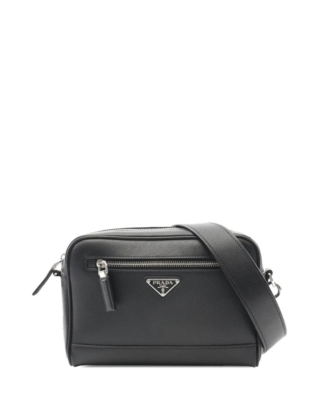 Prada Pre-Owned 2013-2025 Saffiano Zip crossbody bag | أسود | Image 1