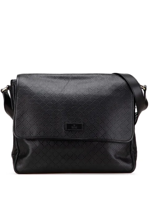 Gucci Pre-Owned 2016-2025 Diamante Leather Bright Hilary Lux Flap crossbody bag