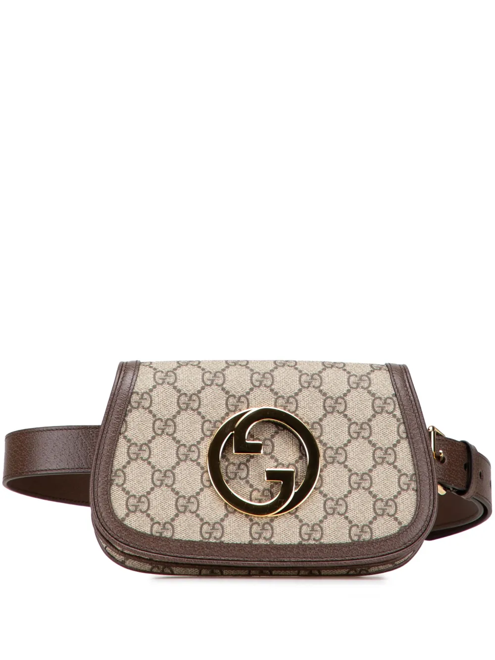 Gucci Pre-Owned 2016-2025 GGスプリーム ブロンディ ベルトバッグ - ブラウン Gucci Pre-Owned 2016-2025 GGスプリーム ブロンディ ベルトバッグ - ブラウン