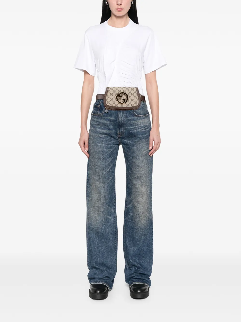 Gucci Pre-Owned 2016-2025 GG Supreme Blondie belt bag | Pre-Owned | Image 2