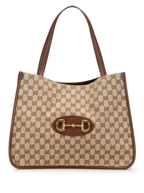Gucci Pre-Owned 2000-2015 Medium GG Canvas Horsebit 1955 tote bag