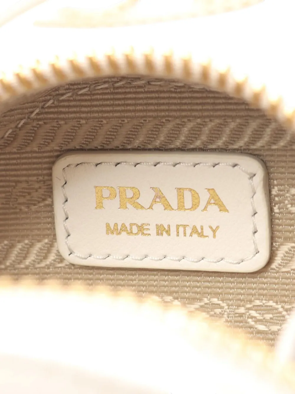 Prada Pre-Owned 2020-2025 Mini Saffiano Triangle Pouch satchel | Pre-Owned | Image 2