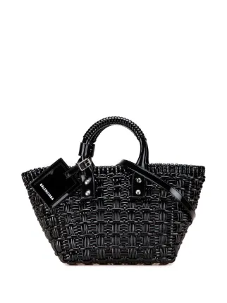 Balenciaga Pre-Owned 2022 XS フォーレザー ビストロ バスケット