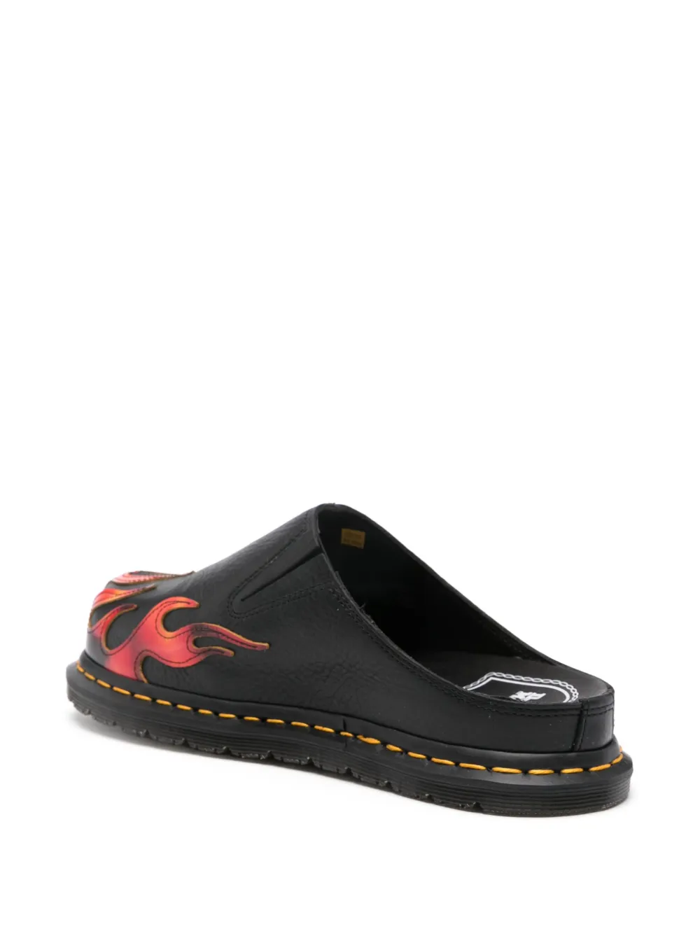 Dr. Martens San Mule Flame muiltjes Zwart