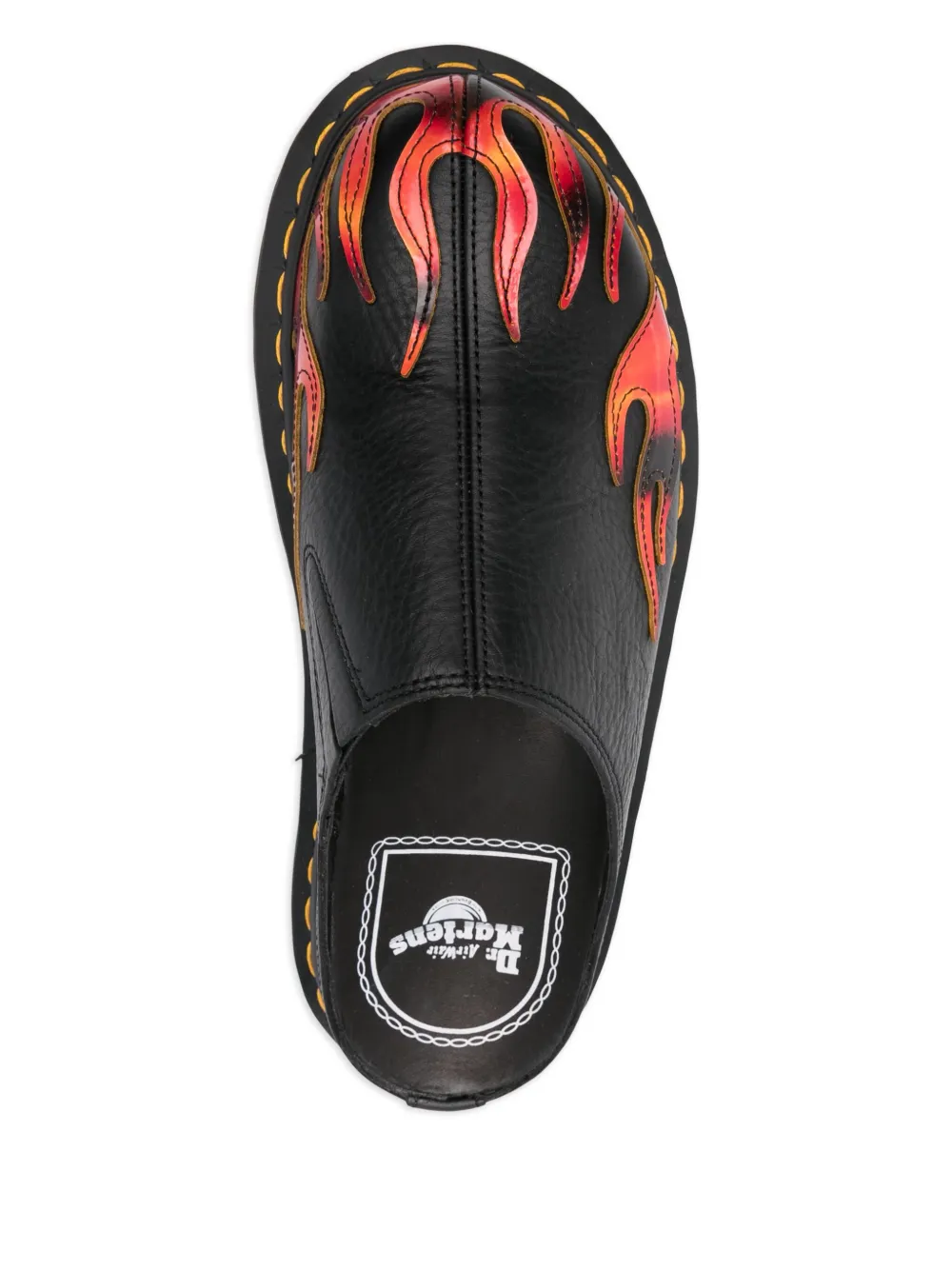 Dr. Martens San Mule Flame muiltjes Zwart