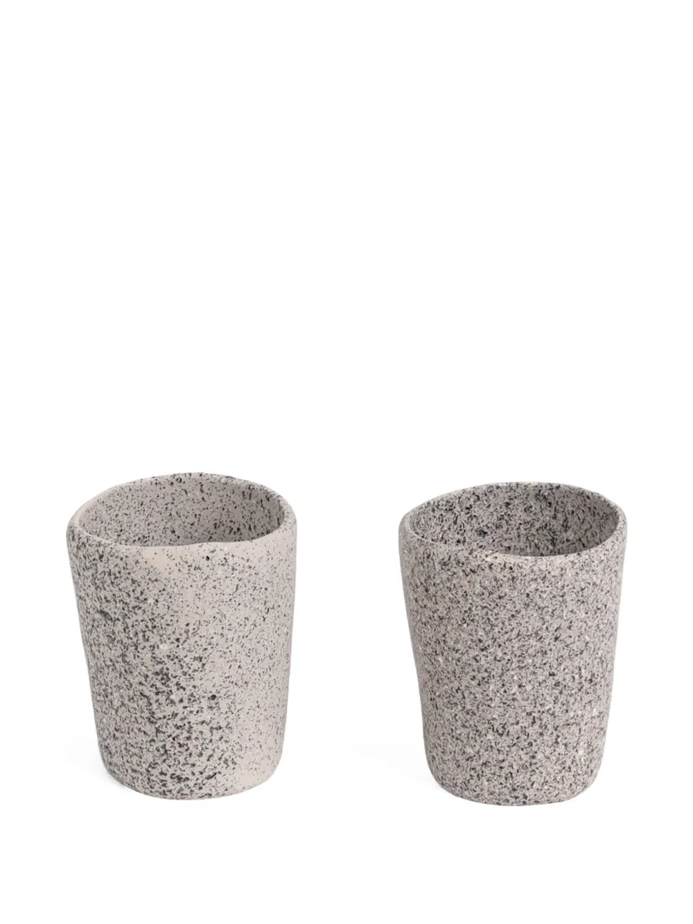 Seletti Newlithic Mugs (set Of 6) In Gray