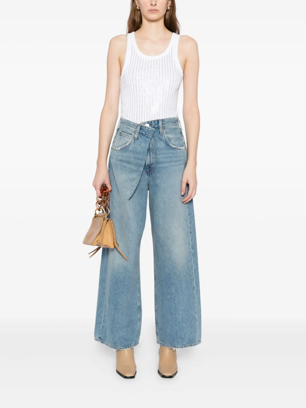 AGOLDE VANA jeans - Blauw