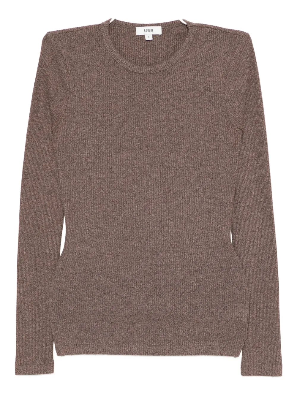 Agolde Delphi T-shirt In Gray