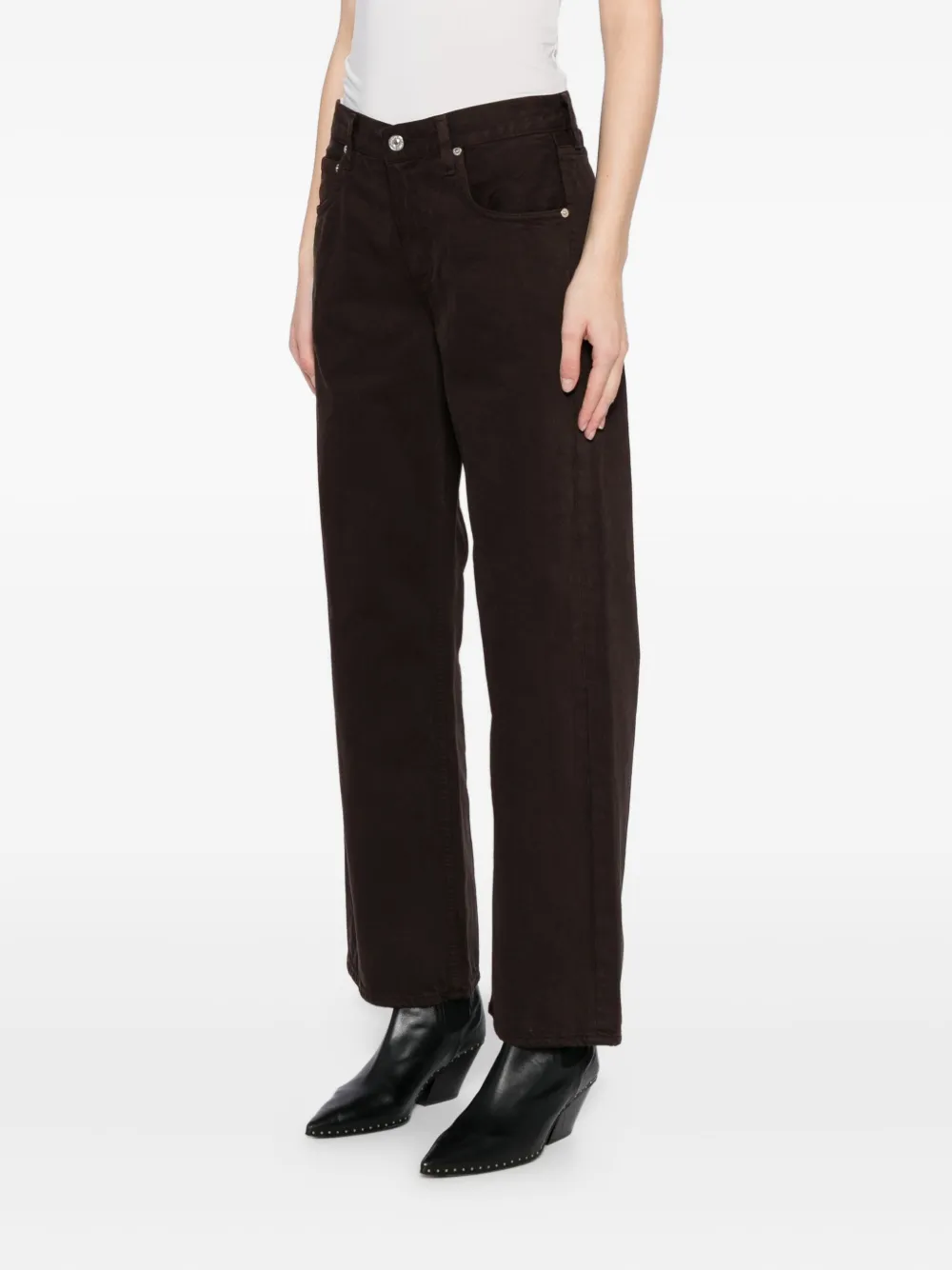 Citizen Of Humanity Lindz Easy Straight In Black