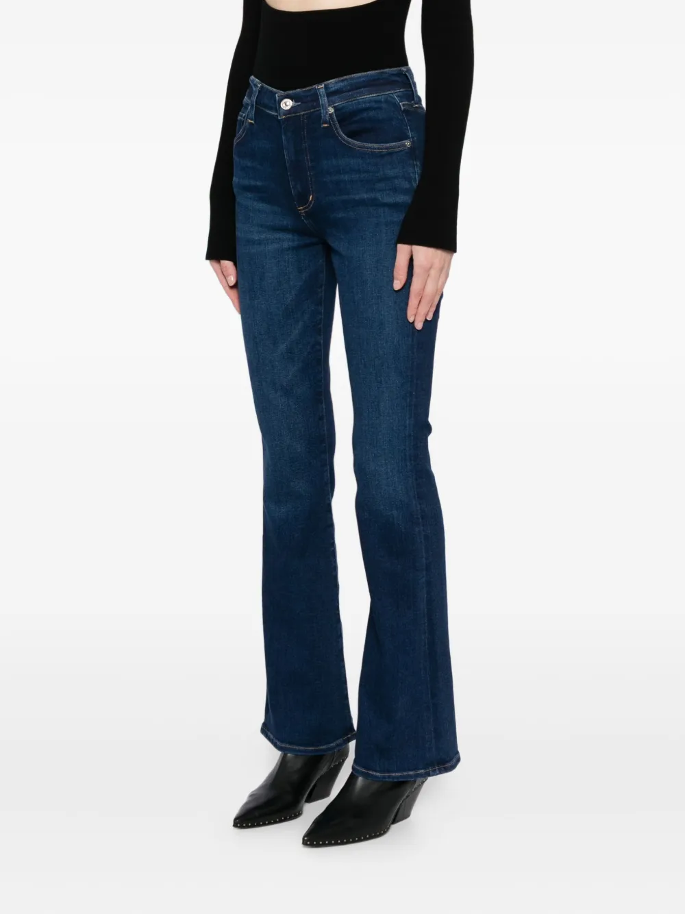 Citizen Of Humanity Lilah High-rise Bootcut In Blue