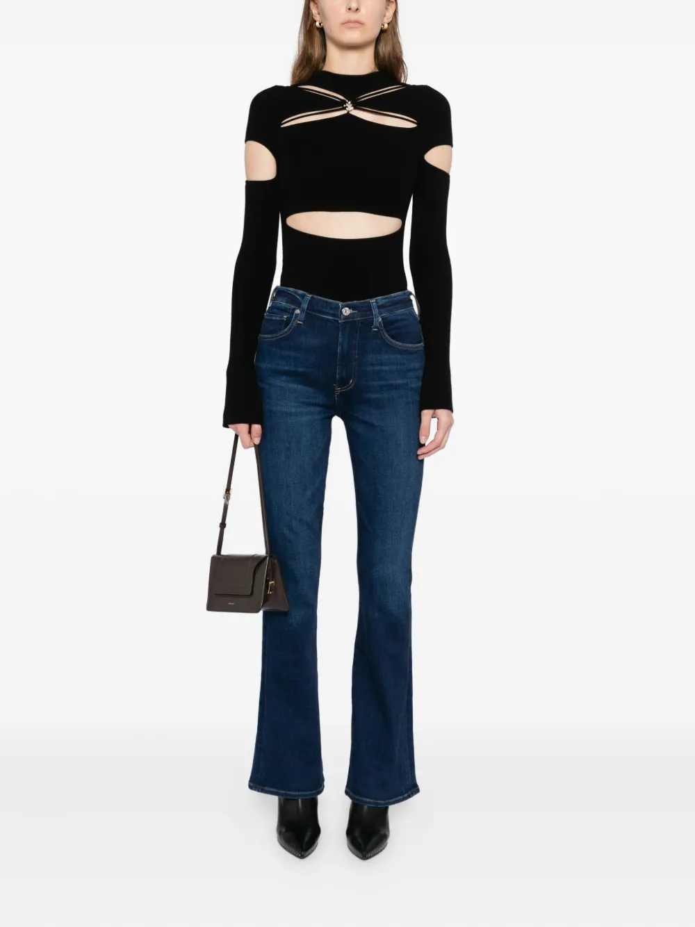 Citizen Of Humanity Lilah High-rise Bootcut In Blue