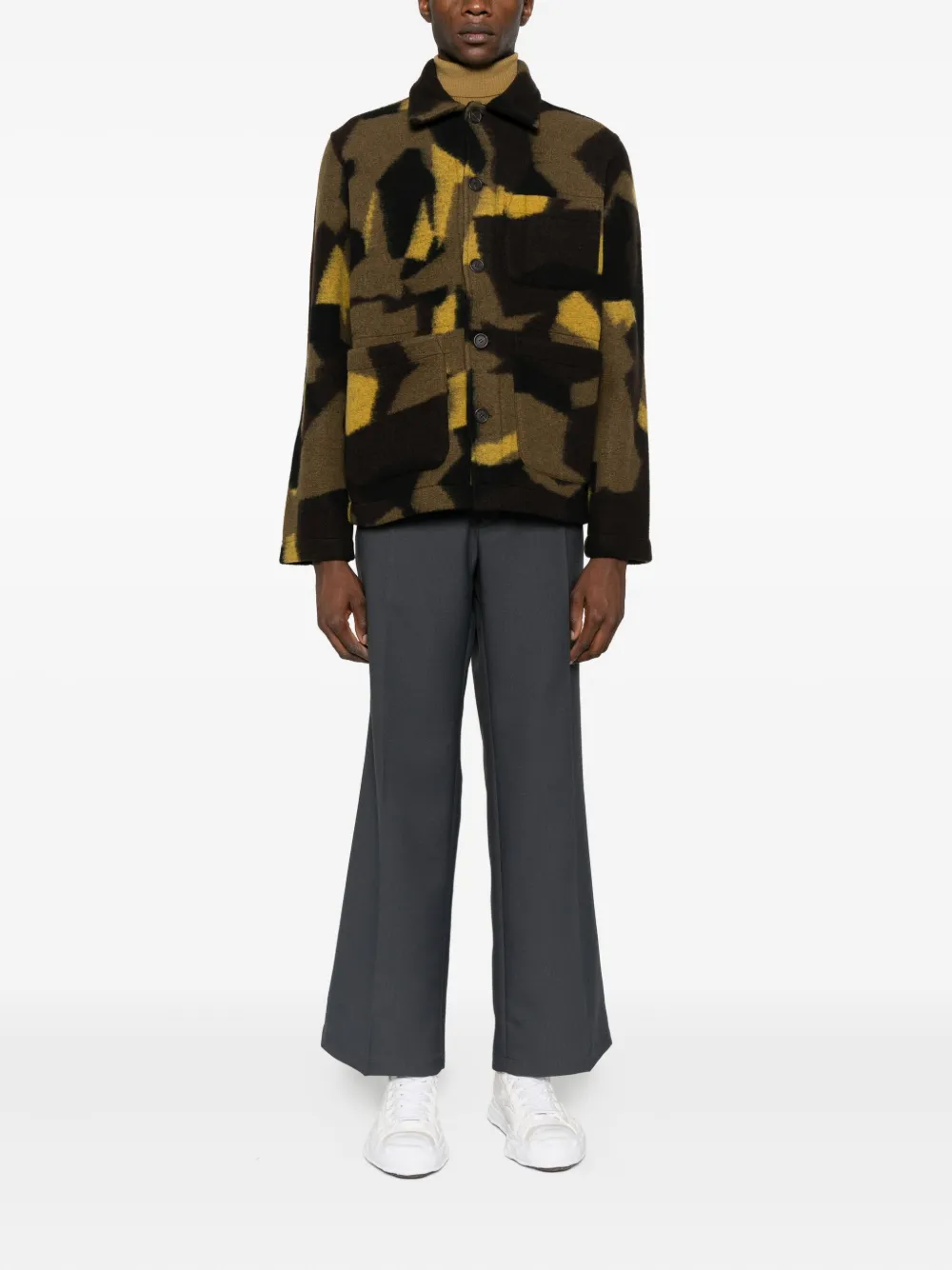 Universal Works pocketed camouflaged jacket | Military Jackets | Image 2