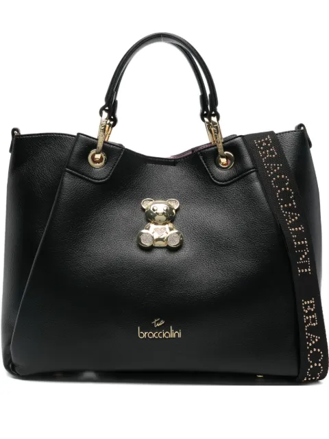 Braccialini teddy-appliqué tote bag