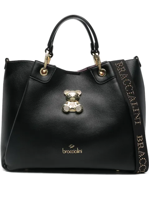 Braccialini teddy-appliqué tote bag