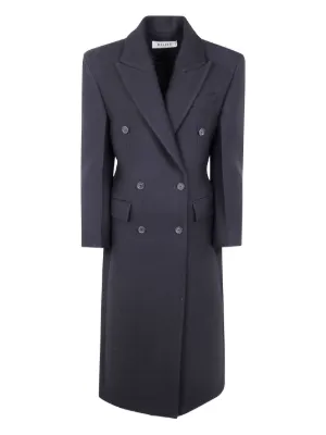 Max Mara ダブルコート | ブルー | FARFETCH JP