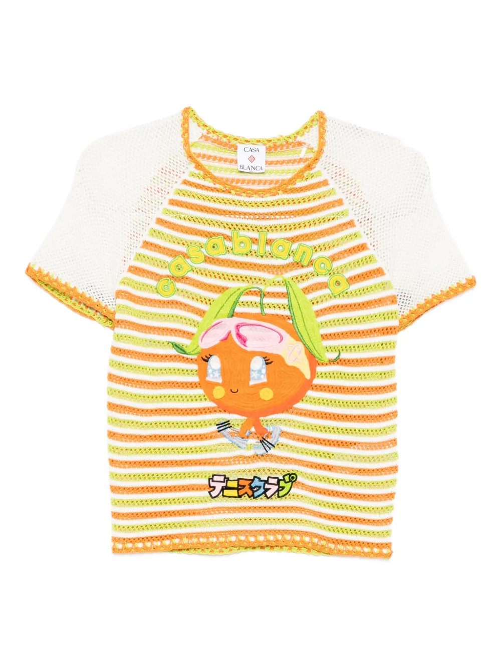 Casablanca rave-character top - Arancione