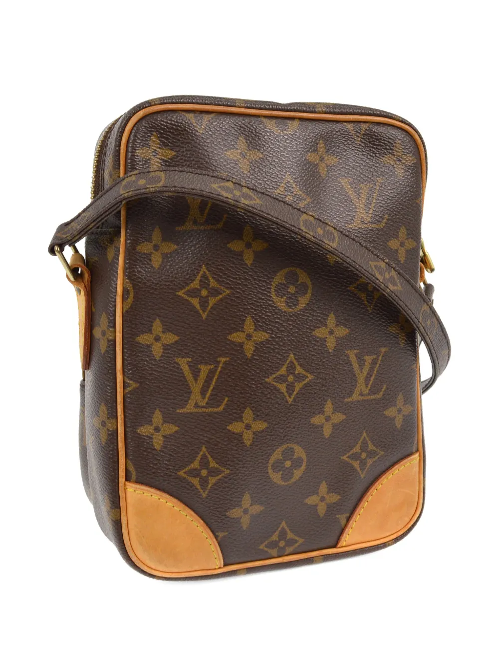 Pre-owned Louis Vuitton 2005 Amazon Crossbody Bag In Brown