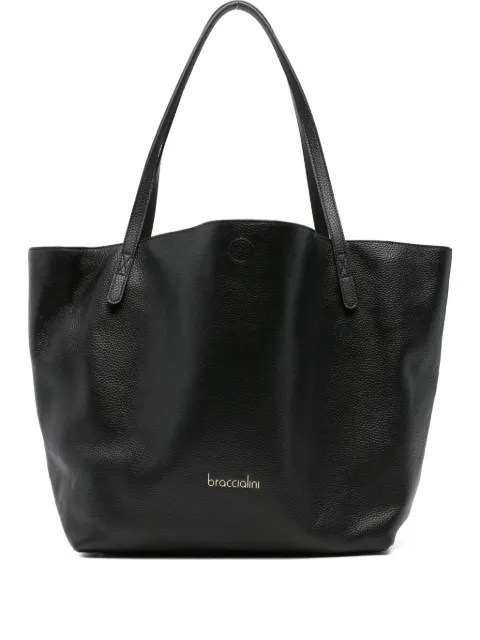 Braccialini logo-detail tote bag