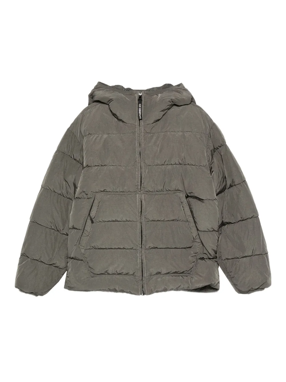 C.P. Company Kids フーデッド パデッドコート - グリーン