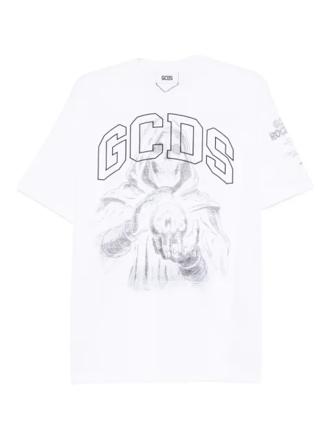 GCDS playera con logo estampado