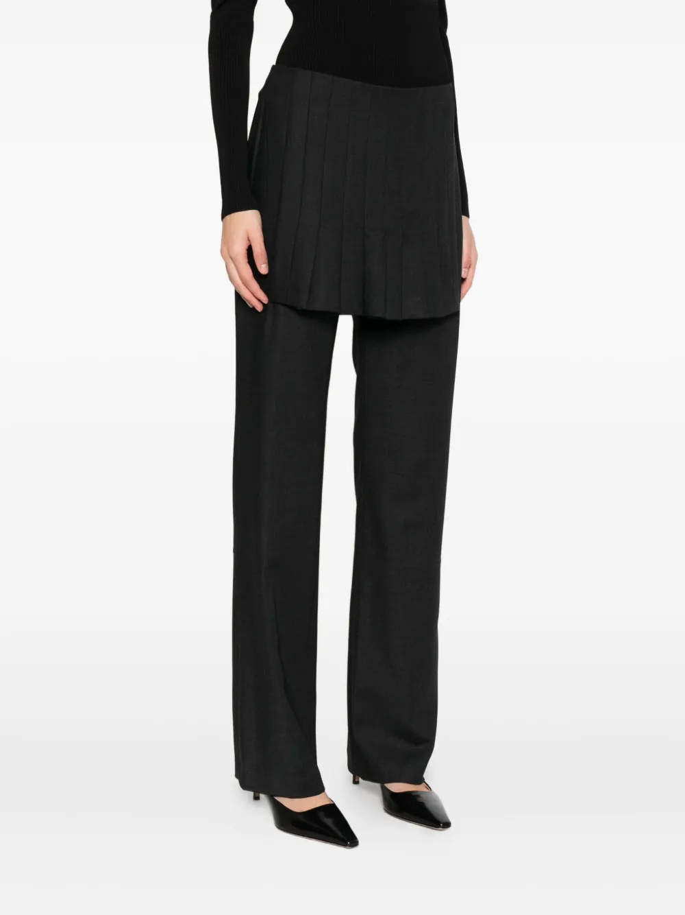 Paloma Wool pleated skirt Zwart