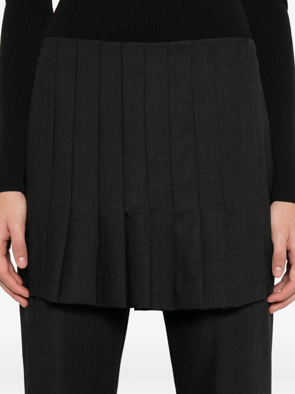 Paloma Wool pleated skirt Zwart