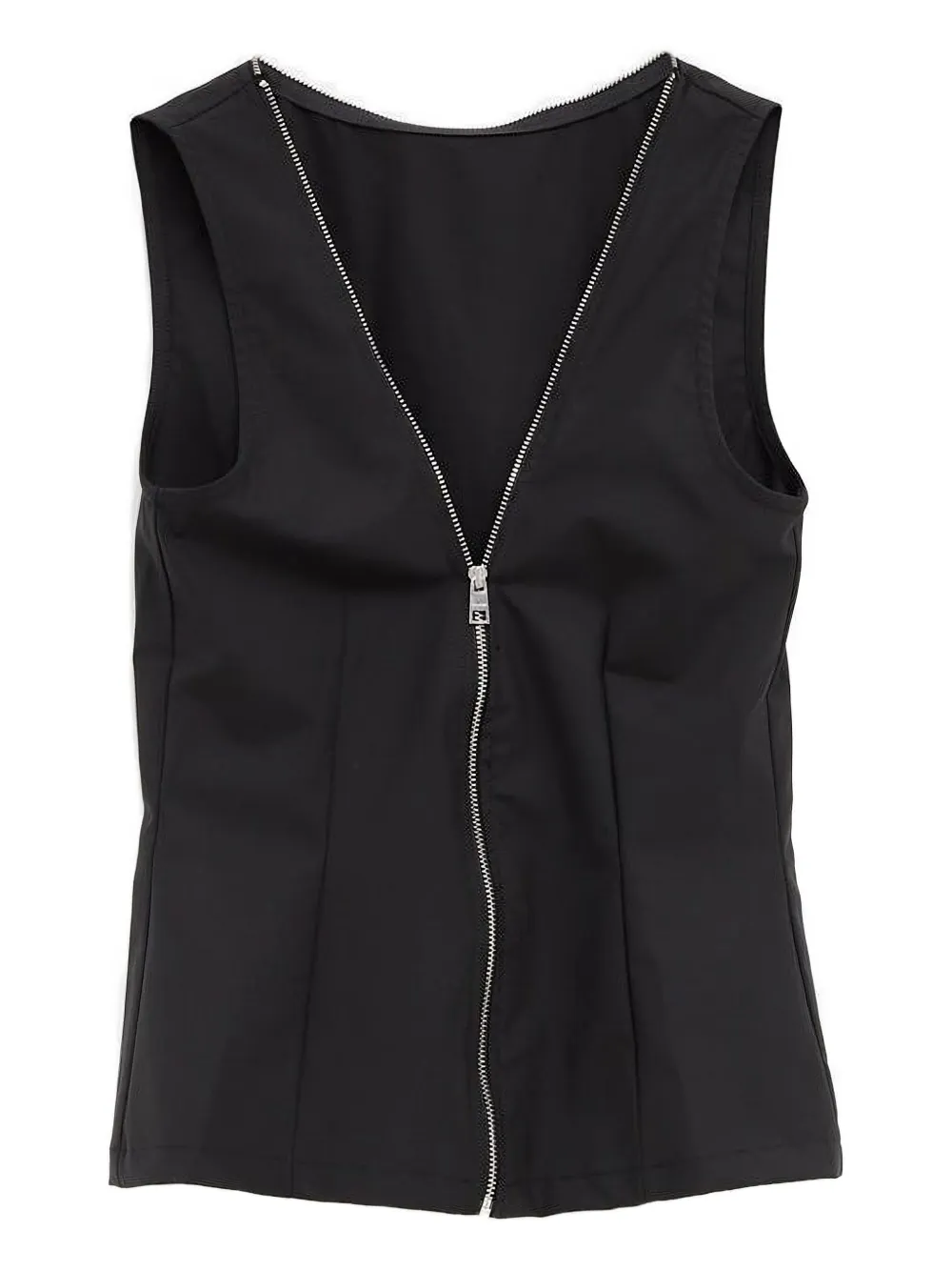 Paloma Wool Fase Zip-up Top In Black