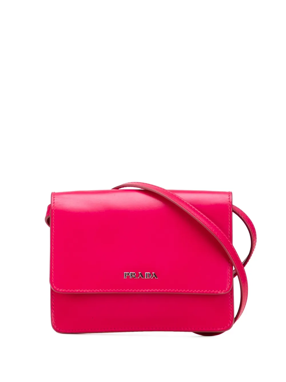 Prada Pre-Owned 2013-2025 ボックスカーフ ショルダーバッグ - ピンク Prada Pre-Owned 2013-2025 ボックスカーフ ショルダーバッグ - ピンク