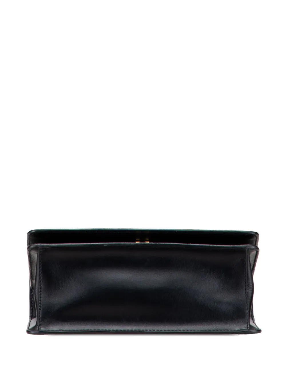Pre-owned Prada 2010-2025 Saffiano Lux Chain Crossbody Bag In Black
