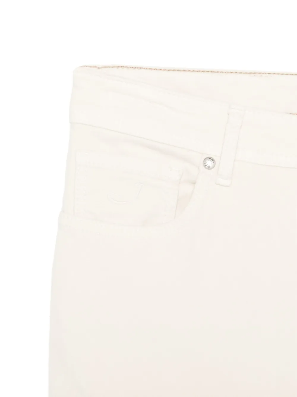 Jacob Cohën Straight broek Wit